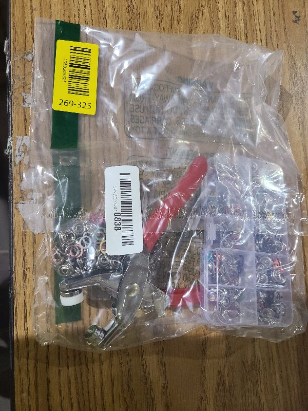 Photo 1 of 150 Sets Snaps for Clothing, Metal Snaps Kit with Tool, Stainless Snap Fasteners Repair Kit, Snap Closure Grommets No Sew for Fabric, Leather, Clothes, Canvas(0.37in/9.5mm, 600PCS)