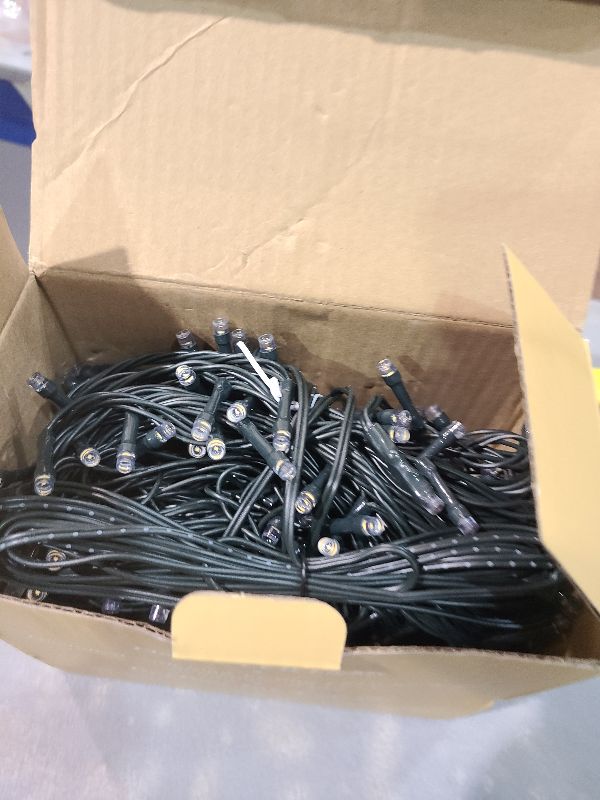 Photo 1 of 2-Pack 66FT 200 LED Christmas Lights, 13 Modes Extendable Christmas Tree Lights with Timer & Memory, Waterproof Twinkle Fairy Lights Green Wire Outdoor String Lights Indoor for Xmas Tree (Warm White)