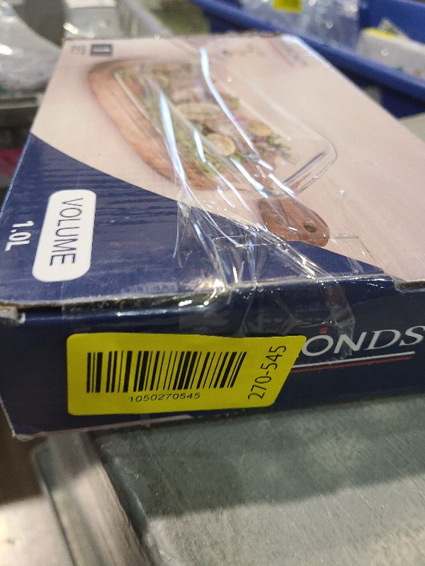 Photo 1 of 1Pack Glass Baking Dish - Single Serving Rectangular Casserole Pan for Oven - Clear, 1L