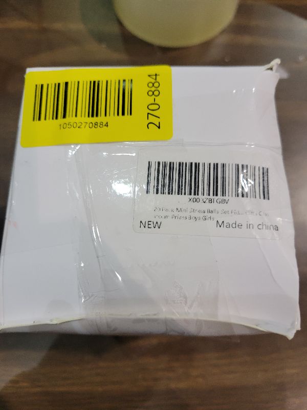 Photo 1 of 20 Pack Mini Stress Balls Set Fidget Toys for Adults, Colorful Soccer Squishy Squeeze Stress Relief Ball, Party Favors Bags Gifts