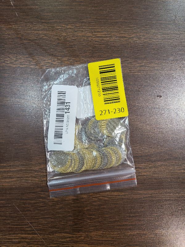 Photo 1 of 100pcs  Screens, 3/4 Inch Pipe Filters, 50pcs Premium Stainless Steel Pipe Screens and 50pcs Brass Filters