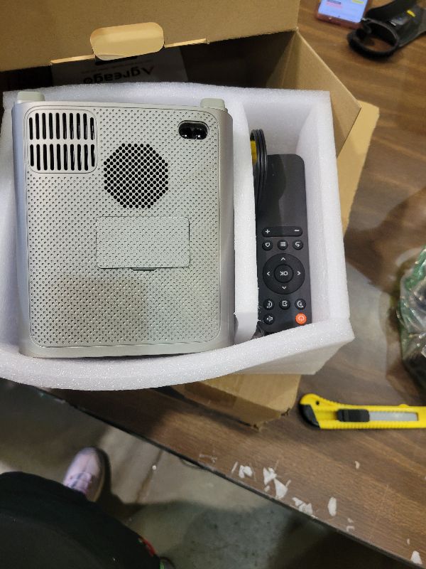 Photo 1 of [Electric Focus] Projector with WiFi and Bluetooth, Native 1080P 15,000 Lumens 4K Supported, Agreago Outdoor Movie Projector for Home Theater UP to 300", for iOS/Android/TV Stick/HDMI/USB