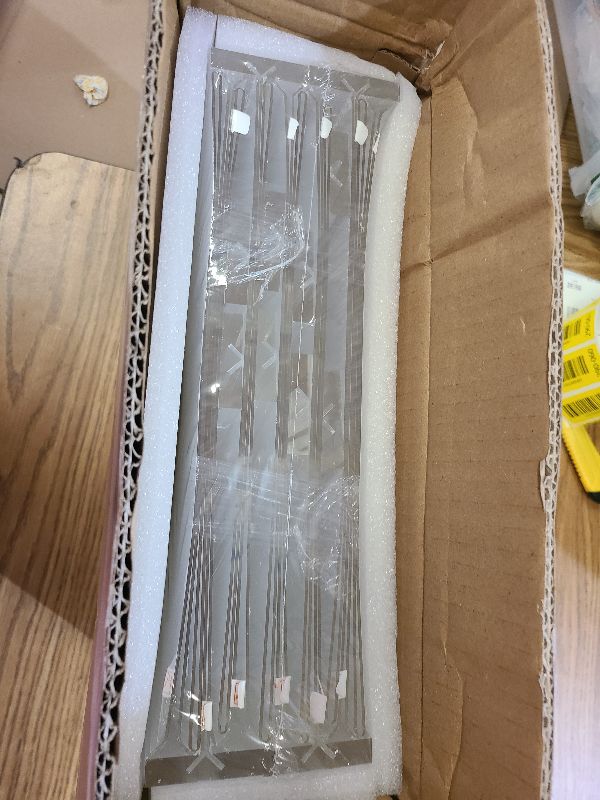 Photo 1 of 12 Pack Acrylic Sign Holder 8.5 x 11, Double-Sided Clear Sign Holder Plastic Stands for Display, T Shape Acrylic Table Sign Stands for Office Store Restaurants Wedding Party Decoration