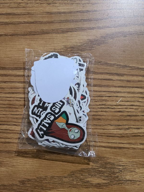 Photo 1 of 100Pcs The Nightmare Before Christmas Stickers for Water Bottles Skateboard Luggage Laptop Bumper Waterproof Vinyl Halloween Stickers Bulk for Boys Teens Adults (The Nightmare Before Christmas)