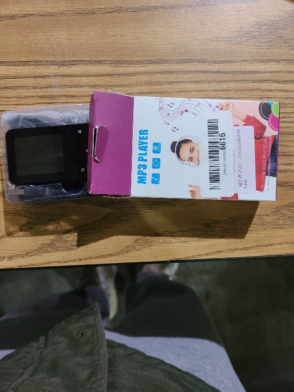 Photo 1 of 144GB MP3 Player - Music Player with Bluetooth 5.2 HiFi Sound Shuffle Single Loop FM Radio Built-in HD Speaker Voice Recorder Mini Design Ideal for Sport Earphones Included-Black-A4