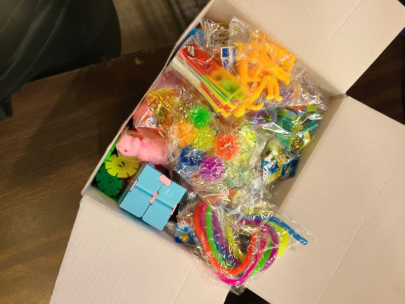 Photo 1 of 120 Pcs Fidget Toys Pack, Pop Sensory Party Favors Set Gifts for Kids Adults Boy Girl Stocking Stuffers Autistic Bulk Goodie Bag Filler Treasure Box Classroom Prizes School