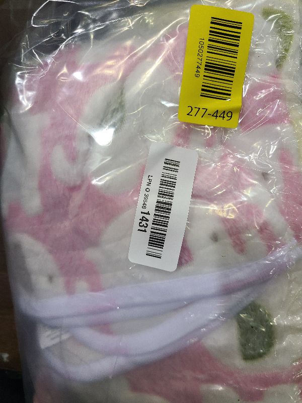 Photo 1 of 1 Pack 3 Blankets Super Soft Fluffy Premium Cute Elephant Pattern Pet Blanket Flannel Throw for Dog Puppy Cat Blue/Pink/Yellow Small(23x16 inch)