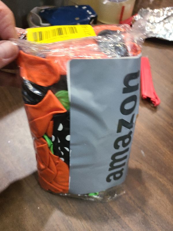 Photo 1 of 151PCS Halloween Balloon Arch Garland Kit, Black Orange Green Purple Balloons with Mylar Pumpkin Ghost BOO Foil Balloon for Kids Home Halloween Background Birthday Party Decorations Supplies