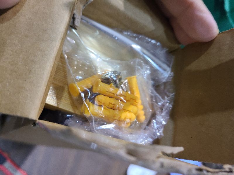 Photo 1 of 12” Kraft Paper Roll Dispenser Easel Paper Roll Holder Wall Mount Kraft Paper Roll Holder Wooden Paper Roll Dispenser for Kitchen DIY Room Office School Business Grocery (ONLY Holder, 12 INCH)