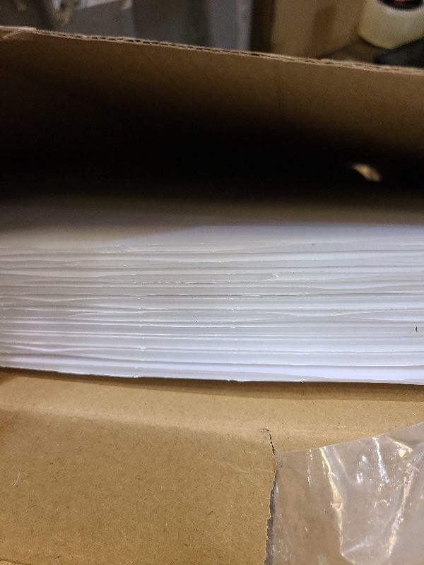 Photo 1 of 10 Pack Blank Yard Signs with Stakes,Yard Sale Signs with Arrow Stickers, 17" x 13" ?Blank Corrugated Plastic Yard Lawn Signs for Party Decorations