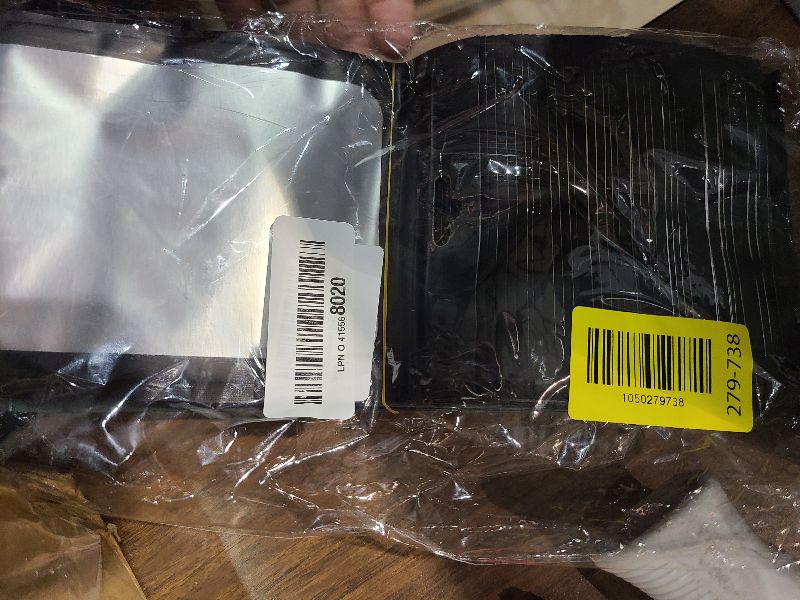 Photo 1 of 100 Pcs Resealable Bags with Frosted Clear Window Packaging Bags Foil Pouch Zipper Bag for Food Self Sealing Storage (Black, 4.72x7.87 inches)