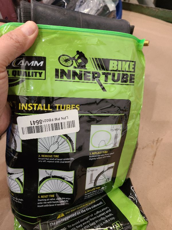 Photo 1 of 2 Pack 20x4 Fat Tire Bike Inner Tubes with AV 32mm Valve, Premium Butyl Rubber 20 x 3.5-4.5" Inner Tube with 2 Tire Levers, 20 x 4.0 Fat Tire Tube for Road/Mountain/E Bike by Hydencamm(2 of One Size)