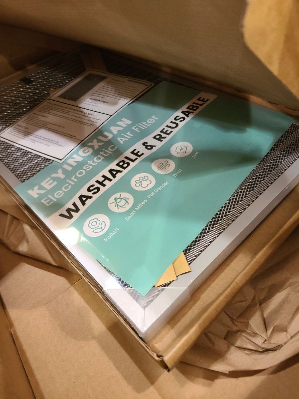 Photo 1 of 12x20x1 HVAC Furnace Air Filter, Reusable Washable Electrostatic Furnace Filter, MERV 8, Lasts a Lifetime, Breathe Fresher, Home And Office (Actual Size:11.69x19.8x0.8 Inch)