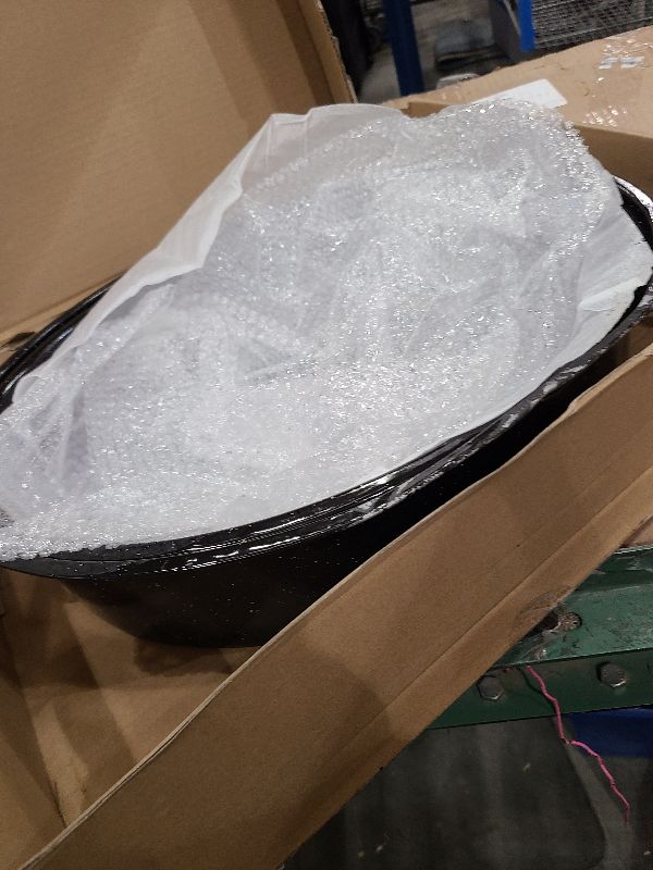 Photo 1 of 16 Inch Roasting Pan with Lid - Covered Oval Roaster - Enamel Carbon Steel Roaster Pot - Excellent Heat Distribution and Non-sticky - for Turkey Chicken Meat & Vegetables -Birthday and Holiday gifts