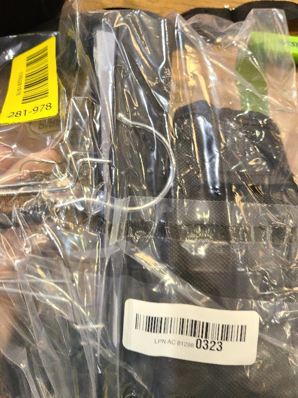 Photo 1 of 1 Pack Extra Long Hair Extension Holder Wig Storage Bag with Hanger Hairpieces Ponytail Bundles Storage Carrier Case for Store Style Hair Travel Hair Extensions Bag Black Color