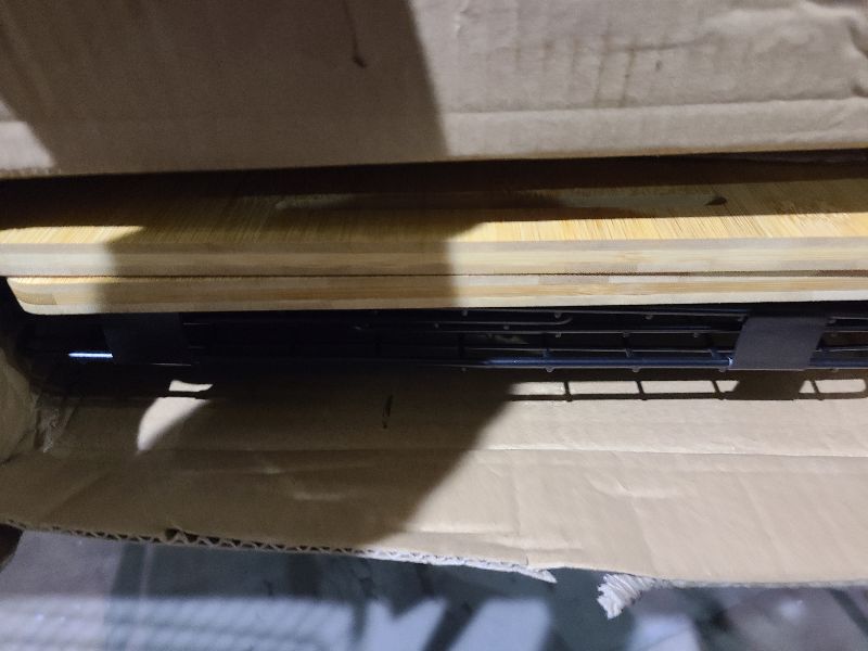 Photo 1 of 2 Set XXL Stackable Wire Basket with Bamboo Tops & Tag- Pantry Organizer and Storage Bins, Kitchen Counter Cabinet Shelf Countertop Under Sink Organizing, Food Snack Produce Onion Potato Bread Storage