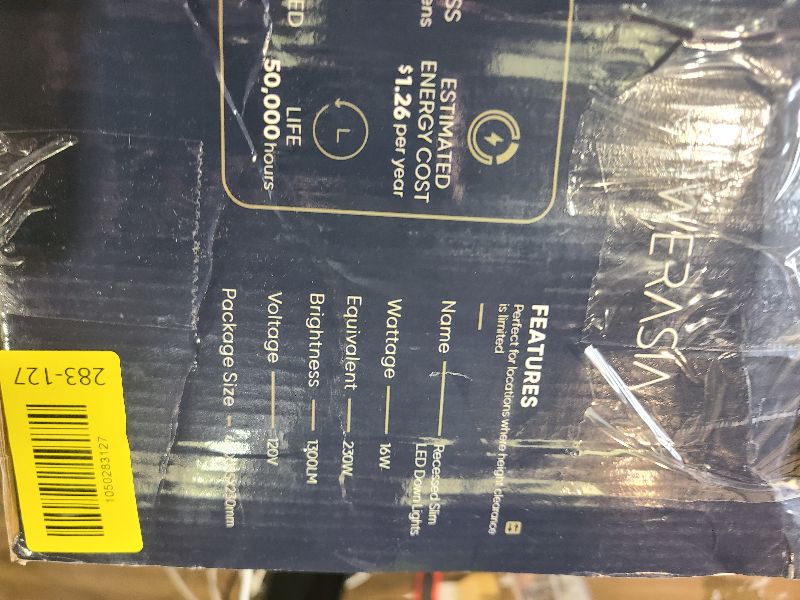 Photo 1 of 12 Pack Recessed Lighting 7 Inch with Junction Box, 5CCT 7 Inch LED Recessed Lights Dimmable 2700K/3000K/4000K/5000K/6000K, 16W 1300lm Ultra Thin Recessed Lighting - ETL and Energy Star Certified