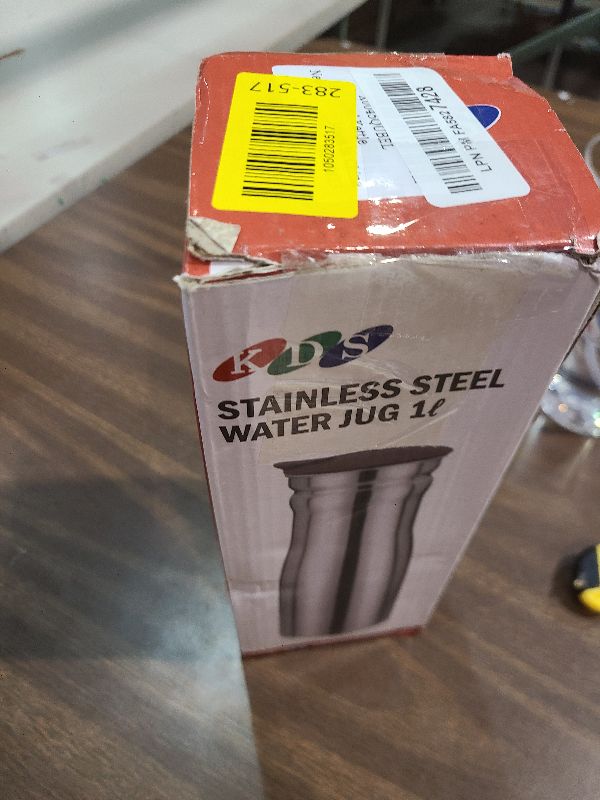 Photo 1 of 1L Stainless Steel Water Jug with Insulated Lid Insulated Thermal Coffee Carafe Stainless Steel Double Walled Vacuum Coffee Thermos - Perfect for Restaurants and Hotels, Blue