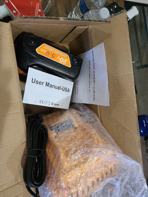 Photo 1 of 20v Max Battery Replacement for Dewalt Battery 5.0Ah with DCB112 Battery Charger Station for DCB200 DCB120