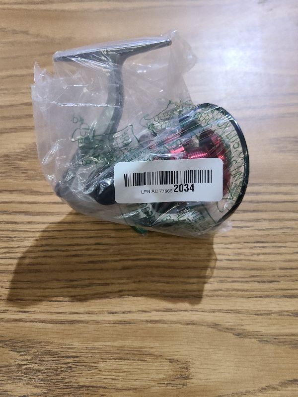 Photo 1 of 13 FISHING - Source F Spinning Reel - 5.2:1 Gear Ratio - 3.0 Size (Fresh) - SORF-5.2-3.0-CP, Silver/Red