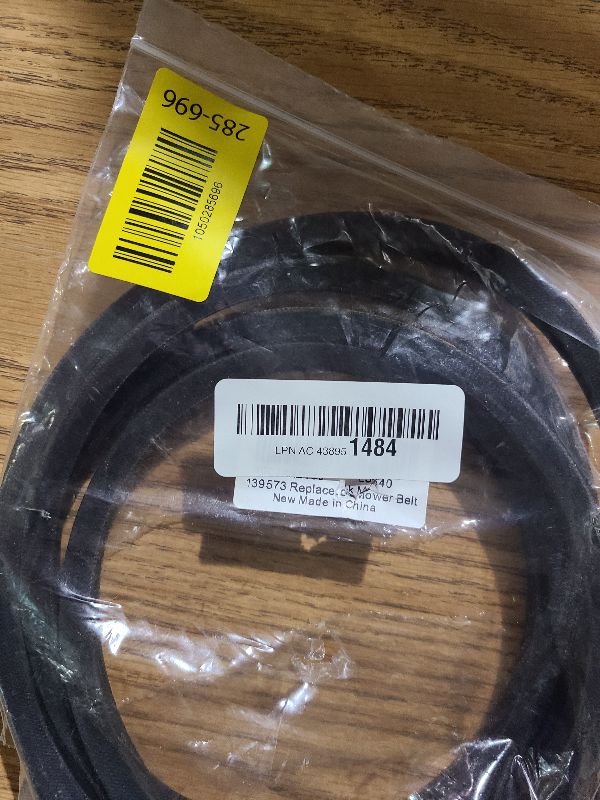 Photo 1 of 139573 Replacement Drive Belt 1/2" X 83" for Craftsman AYP Poulan Husqvarna Lawn Mower, Replace 532139573 141416 158818 532141416 584449201 46" 50" Deck Mower Belt