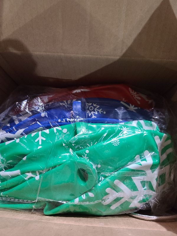 Photo 1 of 12 Pcs Outdoor Christmas Decorations, Large Inflatable Balls for Yards, Lawns, Porches, Gardens, Front Doors or Windows Christmas Decorated (9 Inch Balls)