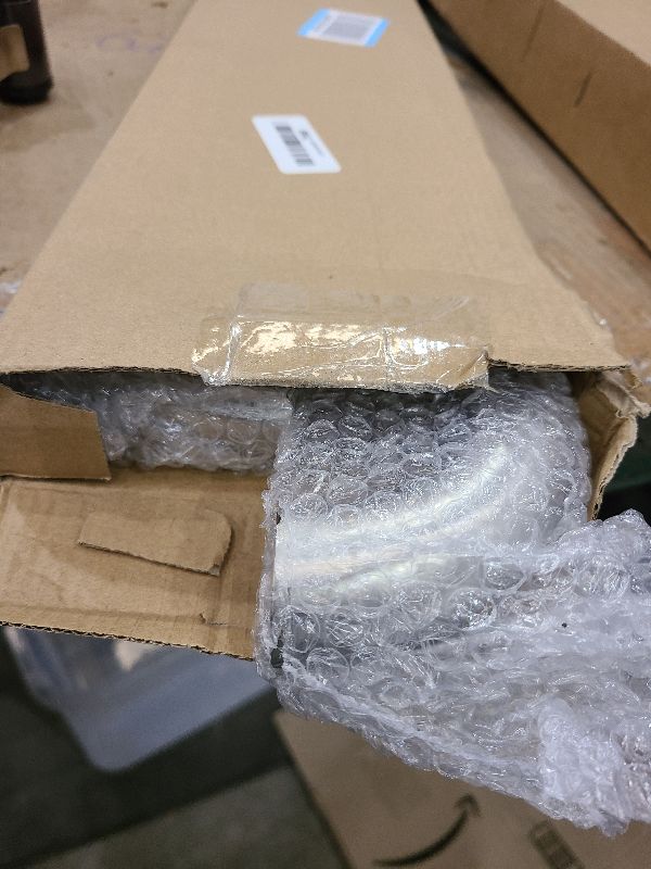 Photo 1 of 2 Pack 24 Inch Satin Brush Nickel Shower Grab Bar - 1.5" Diameter