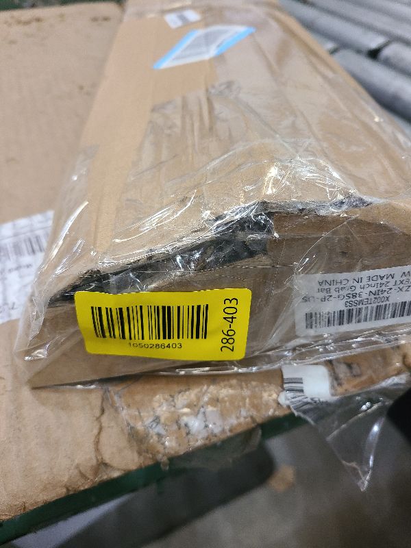 Photo 1 of 2 Pack 24 Inch Satin Brush Nickel Shower Grab Bar - 1.5" Diameter