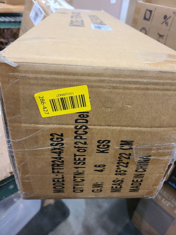 Photo 1 of 2 Pack 4 Ft Snow Flocked Christmas Entrance Tree in Pot Base with Timer 8 Mode 60 Warm White and Colorful Change Lights 12 Pine Cone Battery Operated for Porch Front Door Entryway Home