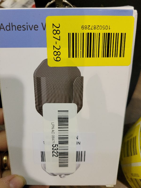 Photo 1 of 2 Pack Blink Camera No Drill No Screws Wall Mount Bracket for Blink Outdoor 4 /Blink Mini/Mini 2 /Blink Indoor Cameras, HBV Adhesive Mount(KMOUANTS Black Wall Mount for Blink Cameras)