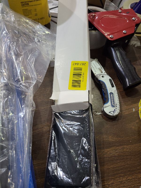 Photo 1 of 2 Pack Flexible Kitchen Stove Gap Covers, Silicone Gap Fillers Between Counter and Stovetop, Oven, Washer, Dryer, Easy to Wipe, Food Grade (Black, 21 Inches)