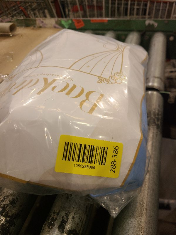 Photo 1 of 10ft x 10ft Baby Blue Backdrop Curtains Panels for Baby Shower Parties Wrinkle Free Fabric Backdrop Drapes Decorations Cloth for Birthday Party Gender Reveal Photography Photoshoot Background Curtain