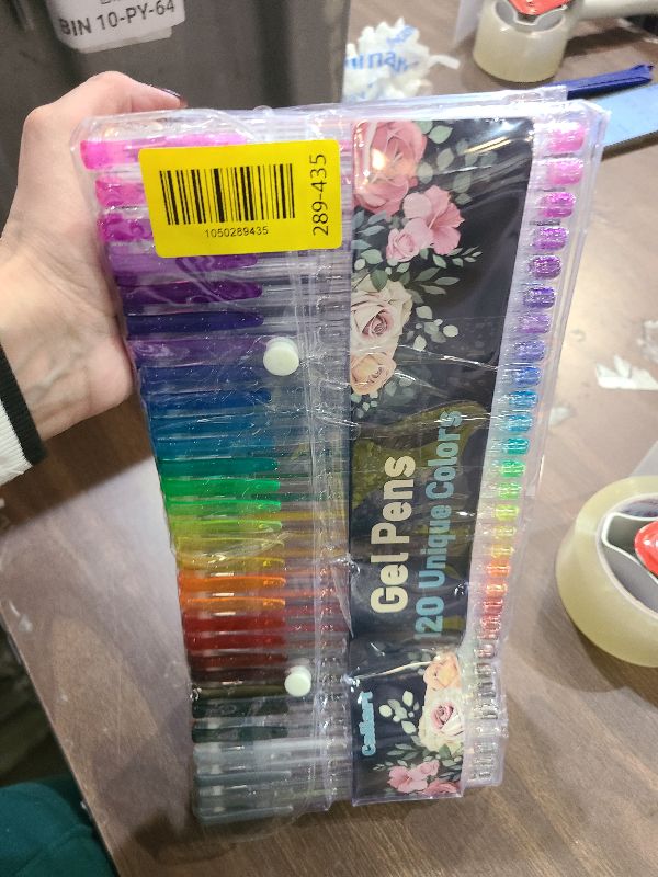 Photo 1 of 120 Colors Gel Pens, Colored Neon Glitter Pen Set for Coloring Books, 40% More Ink Fine Point, Christmas Trendy Stuff Gifts for Adults Teens Girls Boys Drawing Journaling Scrapbook Art Supplies