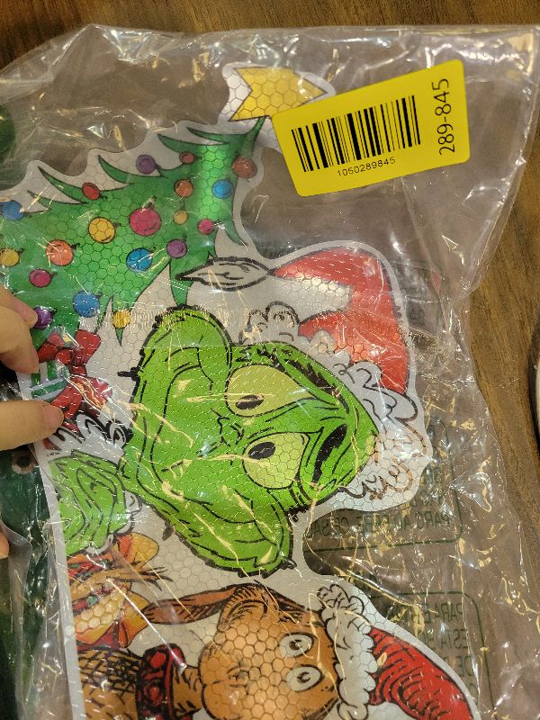 Photo 1 of 11.8x28.2 Inch Christmas Car Magnets Reflective Cartoon Christmas Refrigerator Magnets Garage Magnet Decals Gift for Car Home Refrigerator Garage Door Christmas Holiday Decorations