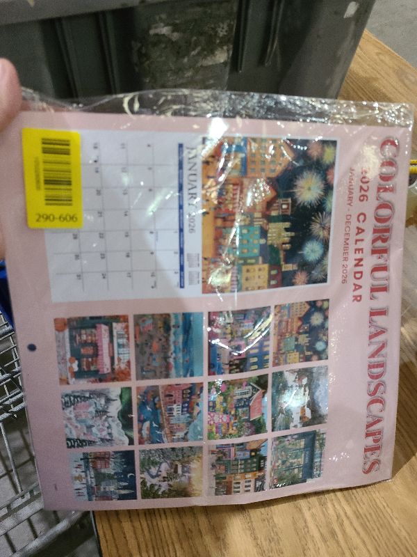 Photo 1 of 2026 Calendar - 2026 Wall Calendar 12 months from Jan. 2026 - Dec. 2026, 12" x 24" (Open), Colorful Landscapes Wall Calendar with Thick Paper & Marked Holidays