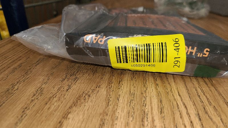 Photo 1 of 2 Pack 5 Inch 5 Hole Orbital Sander Replacement Pad for Porter Cable 333 333VS Random Orbit Sanders - Hook and Loop Sanding Pad Parts for Porter Cable 13904/13909