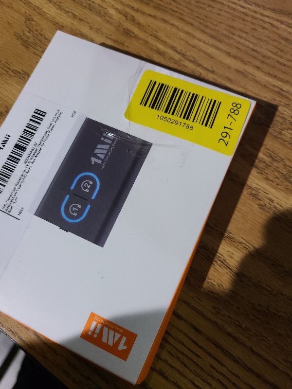 Photo 1 of 1Mii Bluetooth 5.3 Transmitter Receiver for TV to Wireless Headphones, Dual Link AptX Adaptive/Low Latency/HD Audio, Aux Adapter for Home Stereo, Airplane, Boat, Gym