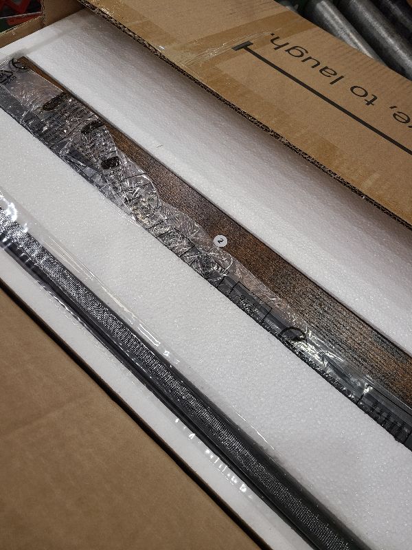 Photo 2 of Huuger Folding Desk for Small Spaces, 31.5 Inch Foldable Computer Table, for Home Office, Study, Bedroom, Dorm, Space Saving, Small Writing Work Office Computer Desk, Easy to Fold, Rustic Brown