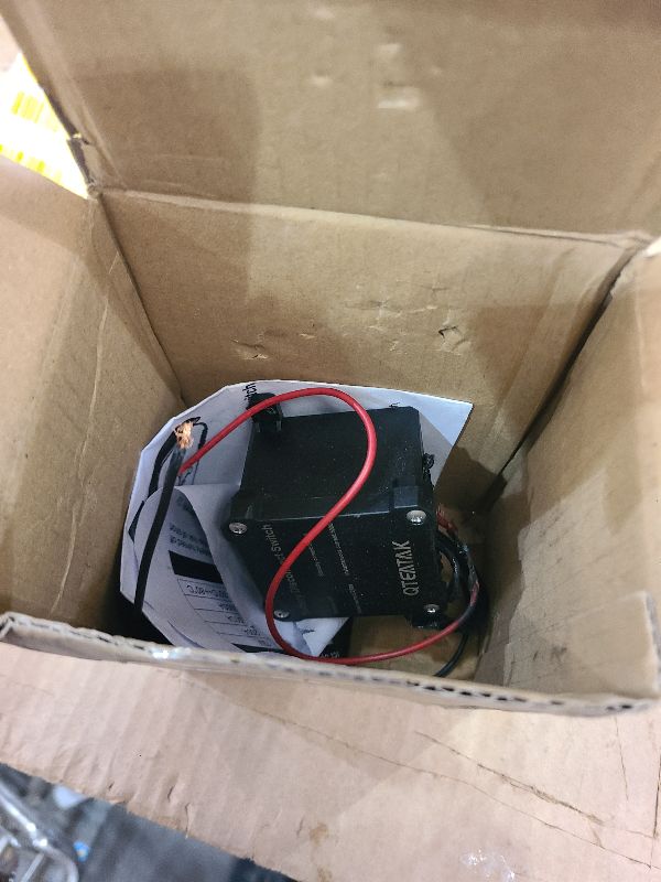 Photo 1 of 12V 250A Battery Disconnect Switch, KCD4, Boat Rocker Panel Switch (16A 250VAC; 20A 125VAC) with Panel for Car Truck RV, 9.84 FT Cable, to Prevent Battery Drain, Pre-Wired