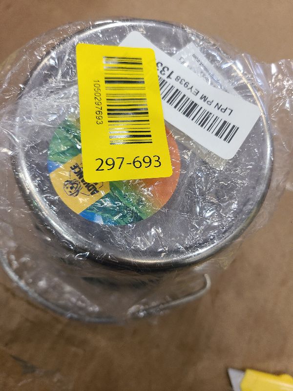 Photo 1 of 1 Quart Heavy Duty Stainless Steel Flat Side Bucket | Durable Food & Water Pail for Dogs, Cats, Kennels, Cages and Critter Crates | Multi-Purpose Bucket