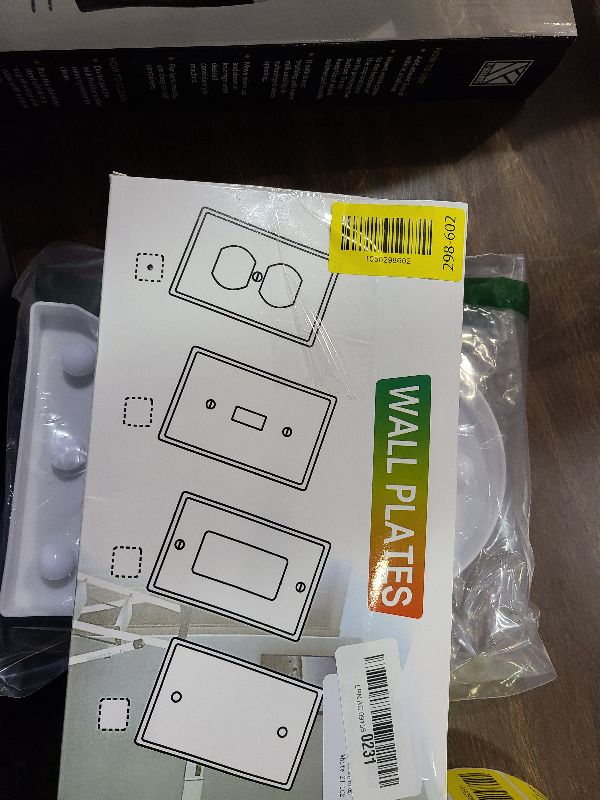 Photo 1 of 12Pack Duplex Outlet Covers Wall Plate, Dual Light Switch Cover, UL Listed, Standard Size 1-Gang 4.53" x 2.76", Unbreakable and High Temperature Resistant Wall Outlet Covers (White)