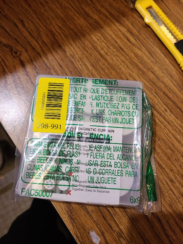 Photo 1 of 12 Pack Shower Curtain Weights, Rubber Covered Magnetic Curtain Weights, Shower Magnets for Curtain Liner Prevent from Blowing Around, Work for Drapery, Flag, Tablecloth (6 Pairs)