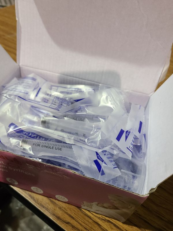 Photo 1 of ?Colostrum Collector Kit Include 50pcs 3ml Sealed Breast Milk Collector No Needle Colostrum Syringes 5 Breastmilk Storage Bags and 1 piece 30 ml measuring cup with 50 Stickers