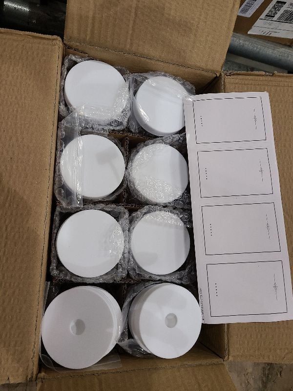 View 2 of [ 8 Pack ] Glass Juicing Bottles with 2 Straws & 2 Lids w Hole- 16 OZ Travel Drinking Jars, Water Cups with White Airtight Lids, Reusable Tall Mason Jar for Juice, Bubble Tea, Smoothie, Tea, Kombucha