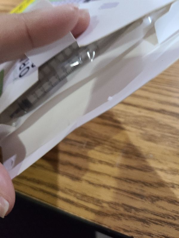 Photo 1 of 20 Pack 1ml Syringe with Cap for Liquid, 1cc Plastic Small Syringes with Cover, Non-Sterile, No Needle