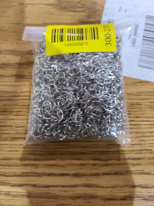 Photo 1 of 1000Pcs 10mm Stainless Steel Open Jump Rings 16 Gauge Metal O Rings Single Loop Connectors for Jewelry Necklaces Bracelet Earrings Keychains Chainmail DIY Making