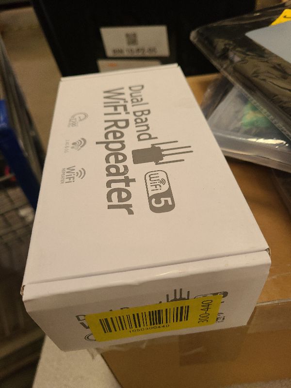 Photo 1 of 13888 Sq.Ft Range WiFi Extender Signal Booster Dual Band 5GHz/2.4GHz, 150-Device Compatibility, Simple Installation, WiFi Extender, WiFi Repeater