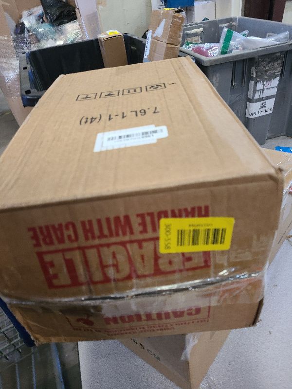 Photo 1 of 2 Gallon Drink Dispenser with Stand?Glass Beverage Dispenser With Wood Stand, 18/8 Stainless Steel Spigot and Labels Large Water Drink Dispensers for Parties, Lemonade,Juice, Tea