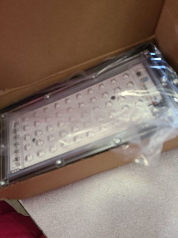 Photo 1 of 2 Pack 50W LED Black Light, Blacklight Flood Light for Glow Party IP66 Waterproof, Outdoor Black Lights with Switch&Plug for Halloween, Glow in The Dark, Neon Party, Fluorescent Poster, Birthday