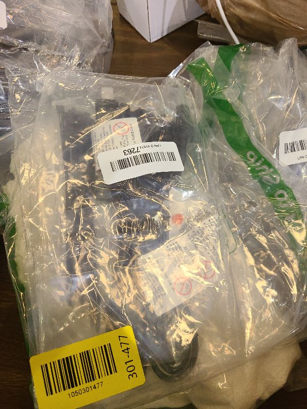 Photo 1 of 2 Prong Extension Power Cord 4 FT/2 Pack, Elecan US AC Male to Female Power Cable 125V 10A ETL Listed Outlets for NEMA 1-15P to NEMA 1-15R with Waterproof Safety Plug Cap+ Ties- Polarized